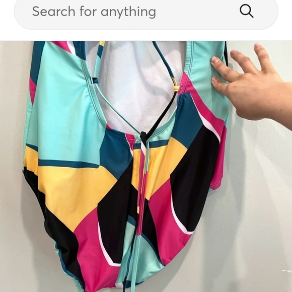 Xersion One Piece Removable Padded Cups Adjustable Back Swimsuit Sz XXL (NWT) - Picture 9 of 12